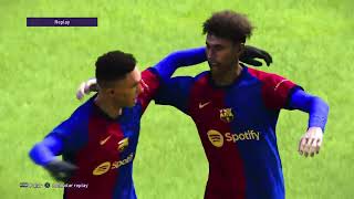 MONACO X FC BARCELONA AO VIV0 C0M IMAGENS GAMEPLAY EFOOTBALL JOGO HOJE PES21 PS5 [upl. by Ezitram631]