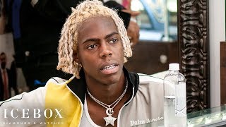 Yung Bans Gets quot1 of 1quot Chain and NEW Spike Bracelets at ICEBOX [upl. by Goltz]