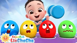 Canción de los Huevos Sorpresa  Canción de Colores  LiaChaCha en Español  Canciones Infantiles [upl. by Lalise]