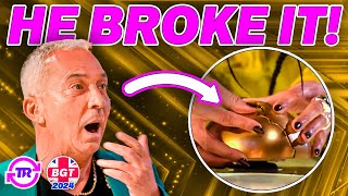 Bruno BREAKS GOLDEN BUZZER on CRAZIEST Episode of BGT 2024 Yet [upl. by Eelac]