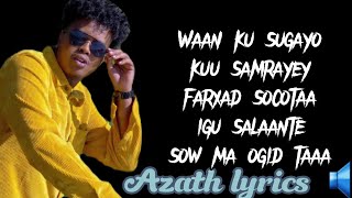 AMIIN YARE  SOW MA OGID  OFFICIAL LYRICS VIDEO 2024 [upl. by Duff]