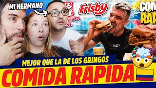 Argentinos REACCIONAN  COMIDA RÁPIDA de FRANQUICIAS en COLOMBIA 🇨🇴  Chuncanos ft DESERTORIS [upl. by Acinaj350]