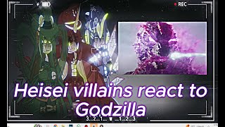 Heisei Era Villains React to Legendary Godzilla [upl. by Lletnahs556]