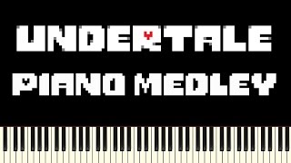 Undertale  Piano Medley [upl. by Nemajneb]