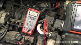 How to test an electronic EGR valve GM P1406 case study [upl. by Nylirehc]