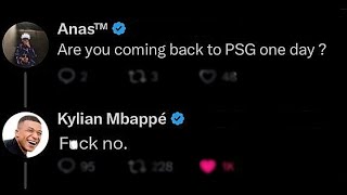 Mbappe’s Twitter Got Hacked 😭💀 [upl. by Sarad]