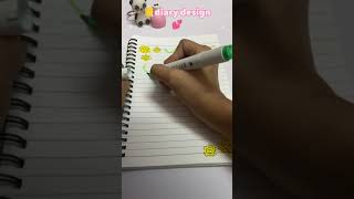 Diary decorate 🌼🌻 DIY📒 colourful fareenkhan [upl. by Airol]