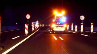 Breiter als die Autobahn  Polizei stoppt Verkehr auf Gegenfahrbahn 11122013 [upl. by Ro]