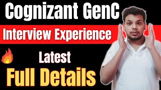 Cognizant GenC 2024 Interview Experience  Cognizant Actual Interview Questions  Cognizant Latest [upl. by Macrae]