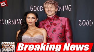 Megan Fox and Machine Gun Kelly are expecting their first child together [upl. by Doxia]