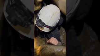 😱 Terrifying Descent Watch Me Squeeze Head First Into the Most Claustrophobic Cave Ever 🕳️🤯 [upl. by Stoneham]