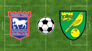 Ipswich Town vs Norwich City  EFL Championship 2324 [upl. by Avevoneg]