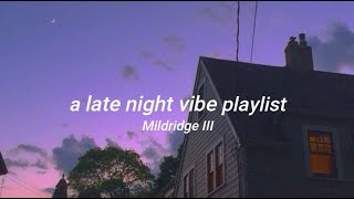 a late night vibe playlist [upl. by Legin465]