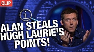 QI  Alan Steals Hugh Lauries Points [upl. by Eltrym867]