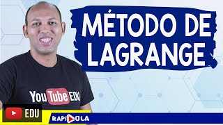 INTERPOLAÇÃO POLINOMIAL  MÉTODO DE LAGRANGE [upl. by Clevey331]