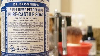 Dr Bronners Peppermint Pure Castile Soap  Review [upl. by Eiramlatsyrk]