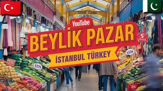 Beylik PazarBazar  Sunday bazar In Istanbul Turkey  FB Riz TV [upl. by Darell]