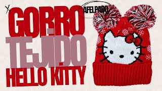 El Gorro Tejido Hello Kitty Rojo es la elección perfecta para los pequeños [upl. by Ralat557]