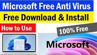 How to download Microsoft safety scanner  How to Remove Virus from laptop for free  removevirus [upl. by Harriot307]