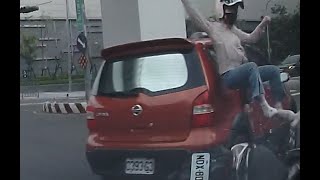 【車禍影片】 不會開車就坐公車，這根本蓄意害人！0393G3 （20230524 台中市西屯區臺灣大道三段與文心路二段口 [upl. by Marou]