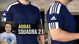 CAMISETA ADIDAS SQUADRA 21 AZUL TAMANHO G GN5724 [upl. by Aras]