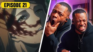 quotTHIS WOMAN IS A SAVAGEquot ATTACK ON TITAN 1X21 REACTION 😳  EPISODE 21 [upl. by Naj]