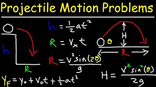 How To Solve Projectile Motion Problems In Physics [upl. by Nerfe471]