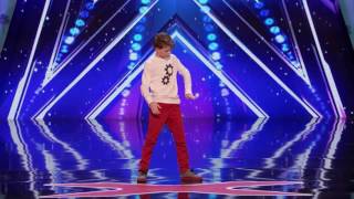 Americas Got Talent 2017 Audition  Merrick Hanna 12 Year Old Tells Emotional Story Through Dance [upl. by Pinkerton]