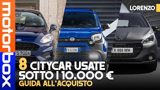 CITYCAR usate  8 modelli sotto i 10000 EURO [upl. by Anitsyrk]