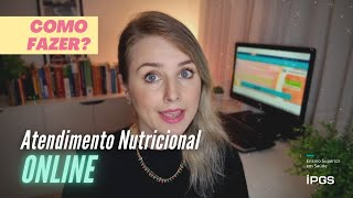 NUTRI  Como fazer atendimentos online Primeiros Passos [upl. by Leoine]