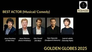 GOLDEN GLOBES NOMINATION PREDICTIONS 2025 [upl. by Anirret]