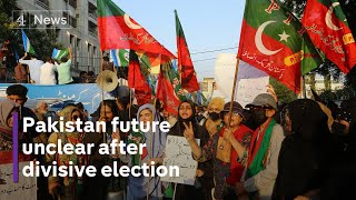 Pakistan elections Khan allies gain most votes but political future remains uncertain [upl. by Cressi]