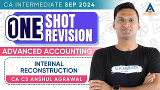 CA Intermediate Advanced Accounting INTERNAL RECONSTRCUTION By CA Anshul Agrawal [upl. by Ardnohsal471]