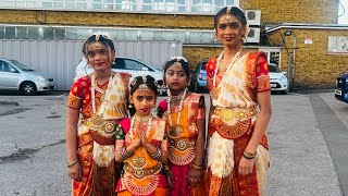 Derbyshire Tamil School Dance Performance in London [upl. by Maurilla370]