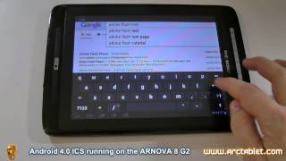 Arnova 8 G2 Android 40 ICS firmware with Google Play and full root [upl. by Navets]