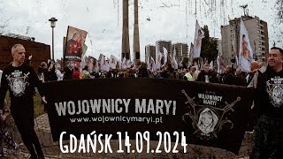 Wojownicy Maryi ⚔️ GDAŃSK 14092024 [upl. by Yahska]