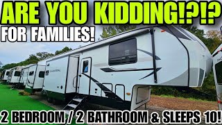 HUGE FAMILY WATCH THIS Coachmen Chaparral 375BAF Fifth Wheel RV [upl. by Turnheim]