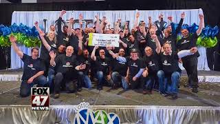 Oil refinery workers win 60 million dollar jackpot [upl. by Nnyleahs]