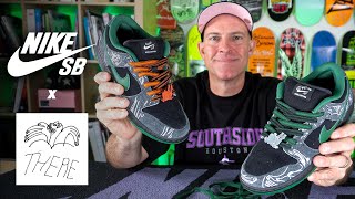 Nike SB x There Skateboards Dunk Low Shoe Review [upl. by Calie]