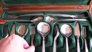 Viners Stainless Steel Cutlery Canteen [upl. by Fayina]