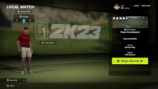 PGA 2K23 Performance mode graphics test PS5 Pro TIngle Creek [upl. by Nabal]