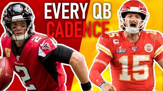 EVERY NFL QB’s Cadence 2020 Patrick Mahomes Lamar Jackson amp More [upl. by Ile781]