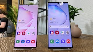 Samsung Galaxy Note 10 PLUS vs Note 10 Plus 5G [upl. by Towroy637]