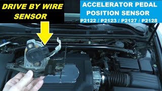 Accelerator Pedal Position Sensor Testing and Replacement  Drive By Wire Sensor [upl. by Netsreik134]