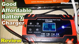 Good Affordable Car BATTERY CHARGER Pulse Charger REVIEW 12V24V Pulse Repair Charger [upl. by Neelyar]