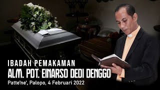 🔴 LIVE Ibadah PenghiburanPemakaman Keluarga Alm Pdt Einarso Dedi Denggo [upl. by Tutankhamen581]