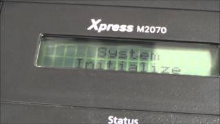 Reset Samsung Xpress M20702070F2070FW How to reset a Samsung Xpress M2070 2070F 2070FW printer [upl. by Anitsrik]