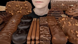 ASMR Chocolate Desserts amp Ice Cream HaagenDazs Marshmallow Cookie Sandwich Mochi Brownie Cake [upl. by Anauqaj550]