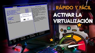 Cómo ACTIVAR LA VIRTUALIZACIÓN en Windows 10 💻🚀 [upl. by Laddie]