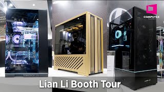 Computex 2023 Lian Li Booth Tour  New Case 011 Dynamic EVO RGB amp XL SUP 01 Concept 011 Vision [upl. by Felecia]